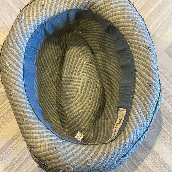 Michael Stars Grey & White Fedora Hat - Picture 5 of 6